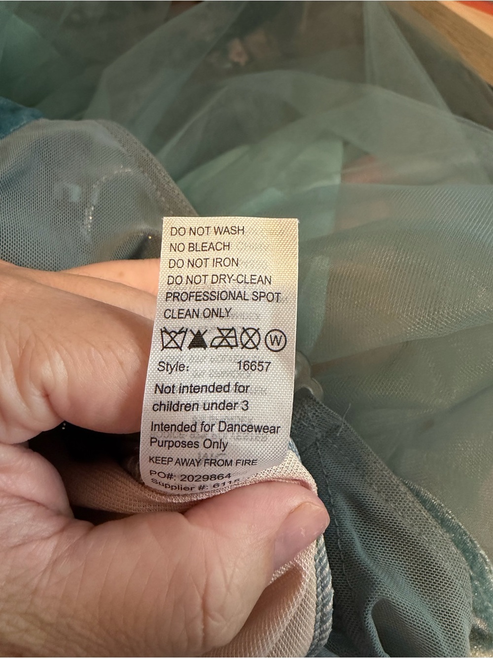 Weissman Scallop Inset Boatneck Tutu Dress-Dance costume- 16657 - Picture 6 of 8
